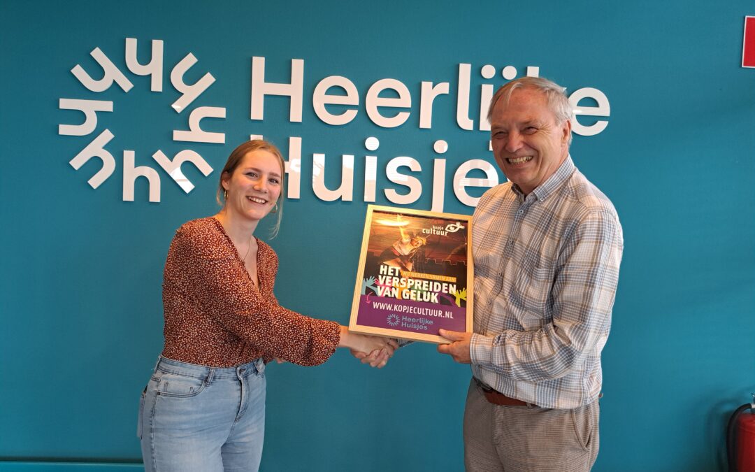 Kopje Cultuur verrast trouwe sponsors met mooi aandenken