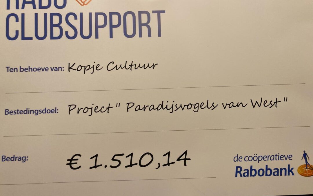 Mooie opbrengst Rabobank Clubactie